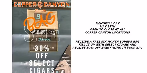 Fill Your Bag Cigar Sale!! (Warsaw)