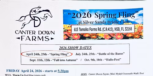 Canter Down Farms Spring Fling Horse Show