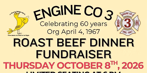 Engine Co 3 Roast Beef Dinner
