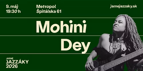 Jarn\u00e9 Jazz\u00e1ky 2026: Mohini Dey