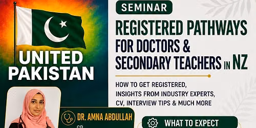 Seminar Registration Pathways for Doctors and Teachers  (Live)