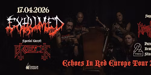 EXHUMED + GRUESOME + ORBSTRUCT | POZNAN | 17.04.2026
