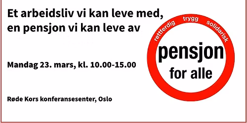 Pensjon for alles \u00e5rskonferanse 2026