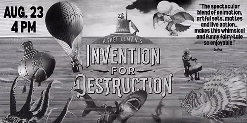 Karel Zeman\u2019s eye-popping INVENTION FOR DESTRUCTION (1958) w\/ Georges M\u00e9li\u00e8s\u2019 \u201cThe Impossible Voyage