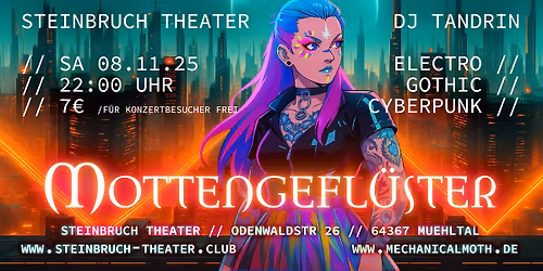 Mottengefl\u00fcster mit DJ Tandrin