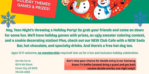 Teen Night Holiday Party