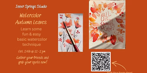 Autumn Leaves Fun&Easy Watercolor Workshop @ CLE Urban Winery