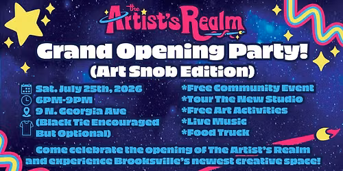 The Artist's Realm - Grand Opening Party! (Art Snob Edition)