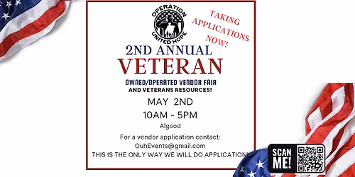2026 O.U.H Veterans Vendor Fair!