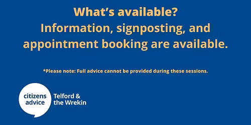 Citizens Advice drop-in sessions