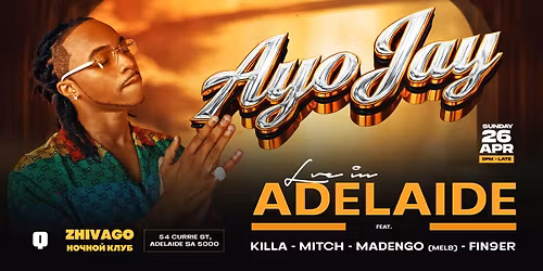 AYO JAY - Live in Adelaide