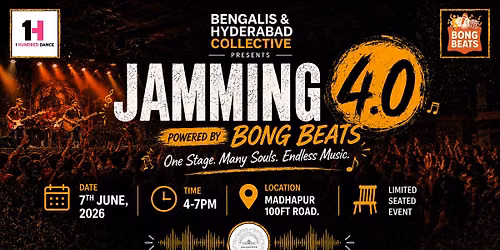 JAMMING 4.0 | Bengalis & Hyderabad Collective powered by Bong Beats — Madhapur 100ft Road