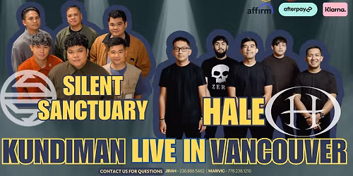Kundiman Canada Tour: Silent Sanctuary and Hale Live in Vancouver