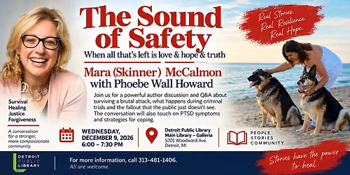 Author Talk: The Sound of Safety