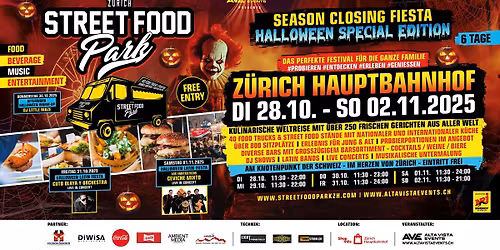 14.Z\u00dcRICH STREET FOOD PARK \ud83d\ude0b\ud83c\udf7d \u2764\ufe0f \ud83c\udf89 HALLOWEEN SPECIAL EDITION