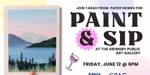 Paint & Sip with Paper Homes (June)