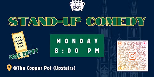 Top of the Pot Comedy stand up open mic night