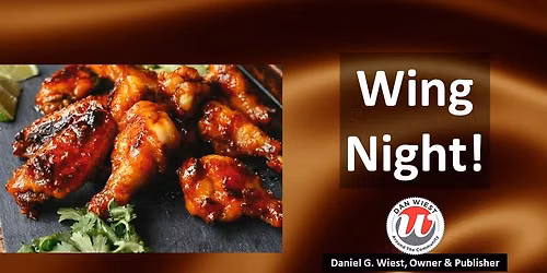WING NIGHT at The Army, Navy Airforce Club in Simcoe