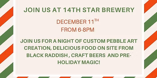 Pebble Art Workshop at 14th Star Brewing Co.