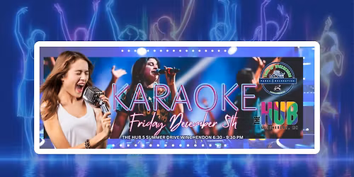 KARAOKE Friday December 5th Hosted by Winchendon Parks & Recreation at the HUB - 6:30 PM