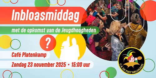 Inbloasmiddag met opkomst Jeugdhoogheden