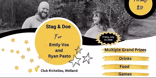 Emily Vos and Ryan Pasto Stag and Doe
