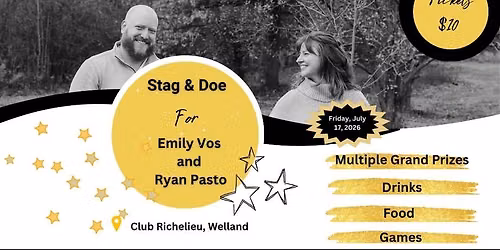 Emily Vos and Ryan Pasto Stag and Doe
