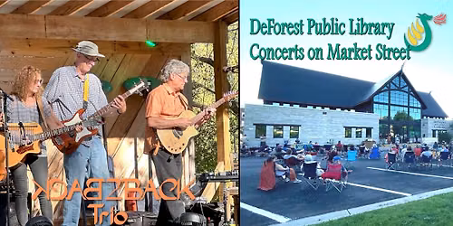B2B Trio at DeForest Public Library Concerts on Market Street