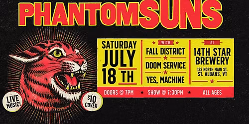 Phantom Suns \/ Fall District \/ Doom Service \/ Yes, Machine
