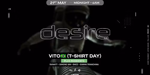 DESIRE - Weekly Thursday After Party - VITO