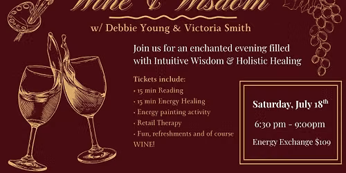 Wine & Wisdom & Energy Painting w/ Debbie Young