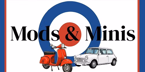 Mods and Minis event on Tutbury High Street 12th, July 2026