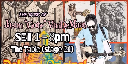 Jason \u201cGote\u201d VanDeMaat @ Deland Original Music Festival SET 1 the Table (stage 21)