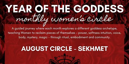 Year of the Goddess Monthly Women\u2019s Circle - Sekhmet