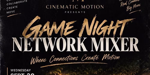Game Night Network Mixer