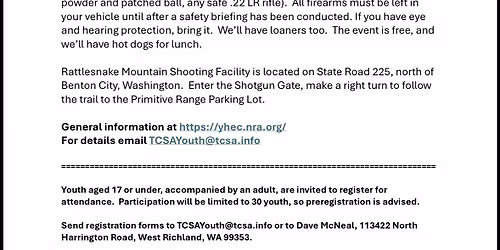 Youth Hunters Education Challenge