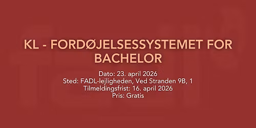 Klinisk lektiecaf\u00e9 - ford\u00f8jelsessystemet for bachelor