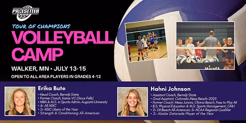 Walker Tour of Champions Volleyball Camp