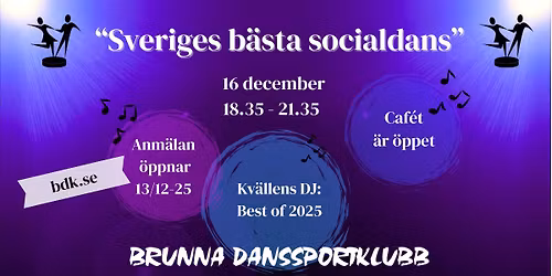"Sveriges b\u00e4sta socialdans"