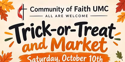 Sensory Friendly Trick or Treat and Outdoor Community Market