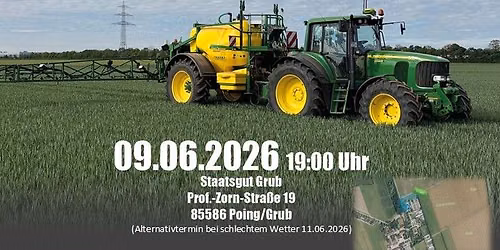 Feldabend am Staatsgut Grub\/Poing 