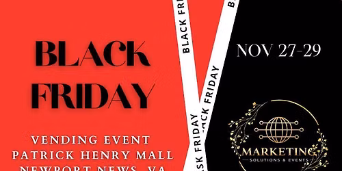 Black Friday Vending Event