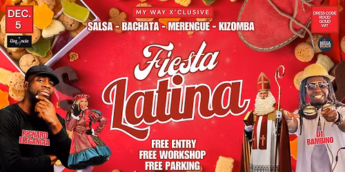 \ud83d\udc83 FIESTA LATINA Holiday Season Party \ud83d\udc83