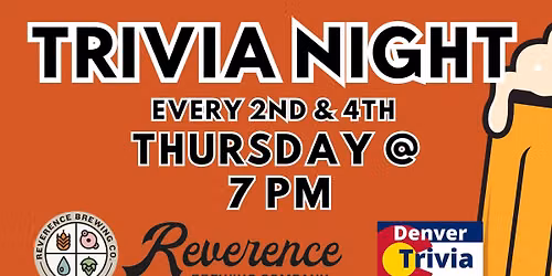 Reverence Trivia Night