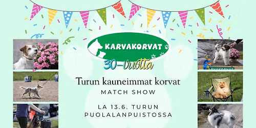Turun Kauneimmat Korvat -match show 13.6.2026