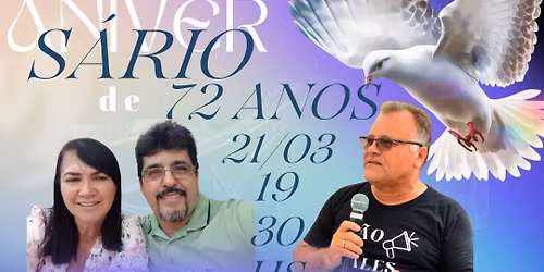 Deus agraciou a cidade de S\u00e3o Paulo em Itaim Paulista com a ICPI a 72 anos atr\u00e1s. estamos em festa