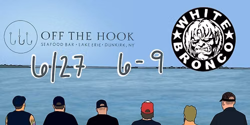 WHITE BRONCO AT OFF THE HOOK ON THE BOARDWALK!
