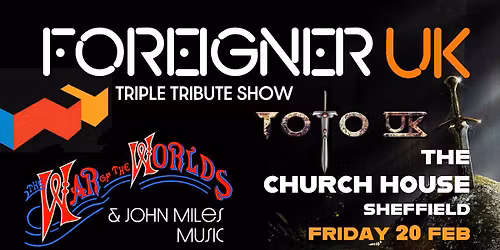 Foreigner UK - War of the World's -Toto UK