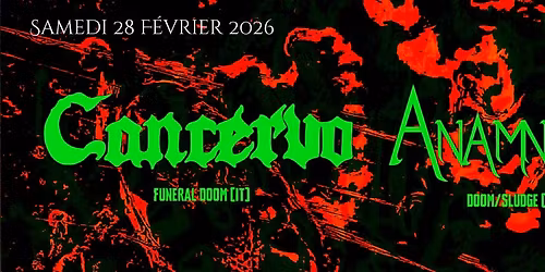 Cancervo (It) + Anamnesis @The Creed