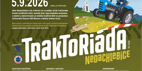 Traktori\u00e1da Nedachlebice 2026 - 7. ro\u010dn\u00edk